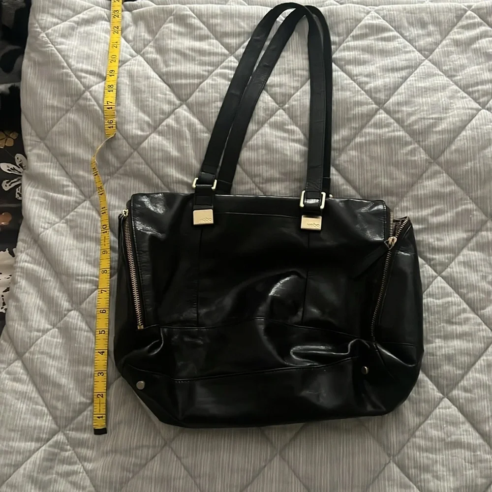 HOBO Black Leather Bag